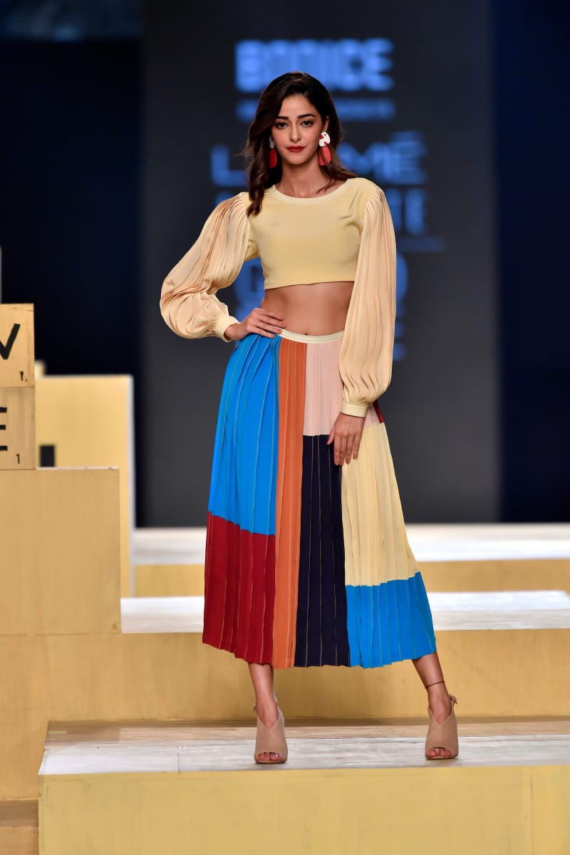 Anannya Pandey as the show stopper for Bodice