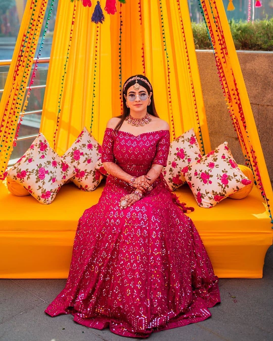 Mehendi outfit 