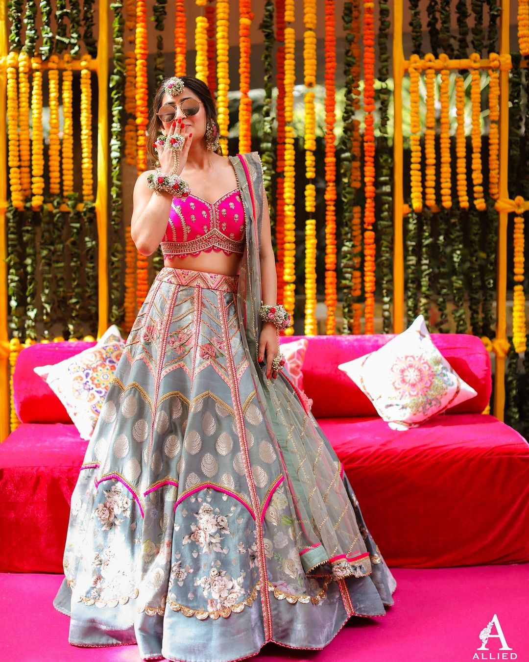 mehendi outfit