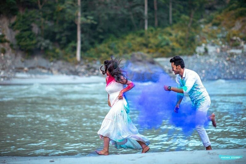 Destination prewedding shoot