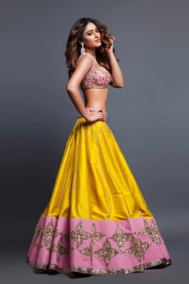 Anushree Reddy yellow lehenga