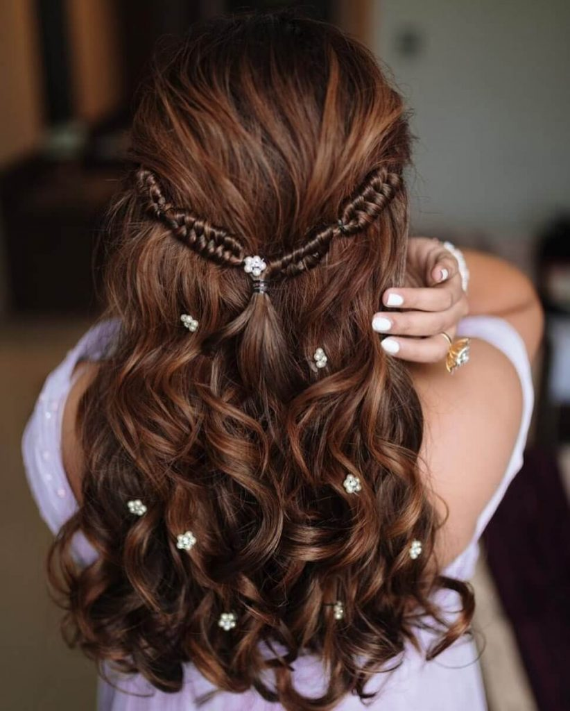 short hair for mehendi