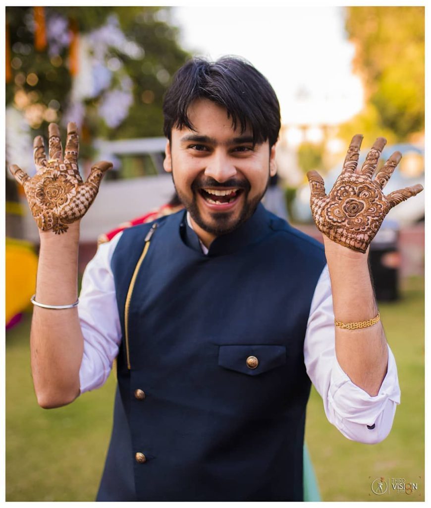 Groom mehendi