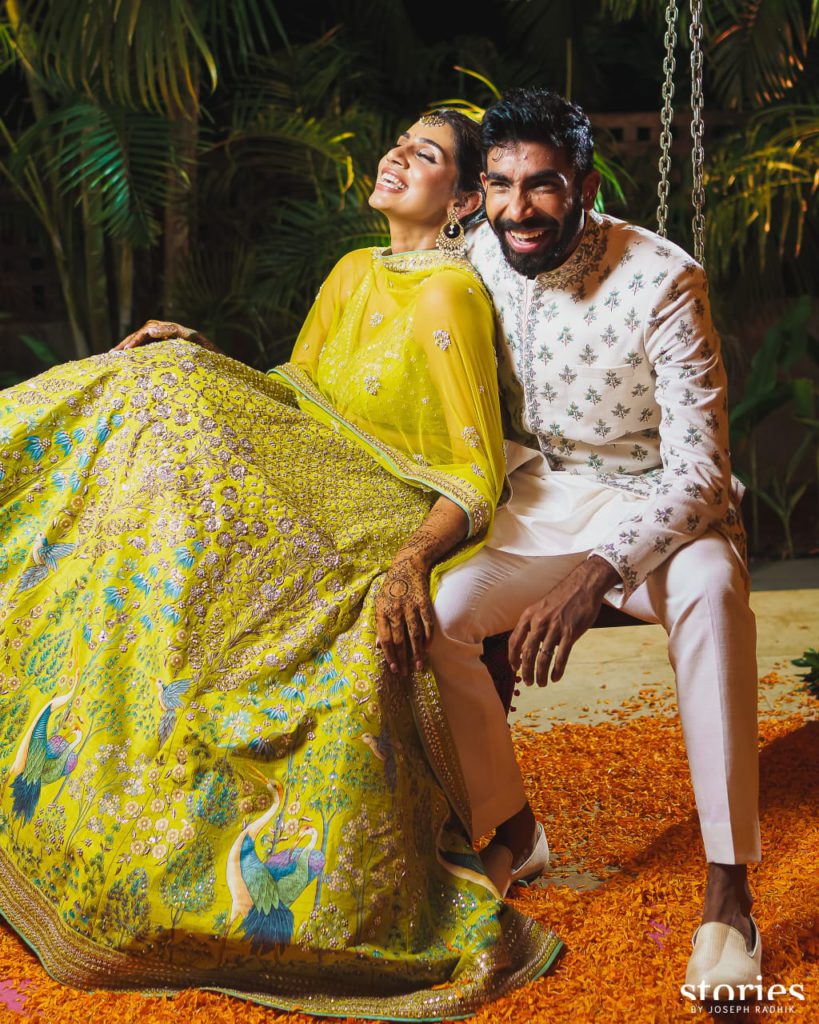 Sanjana Ganesan and Jasprit Bumrah wedding