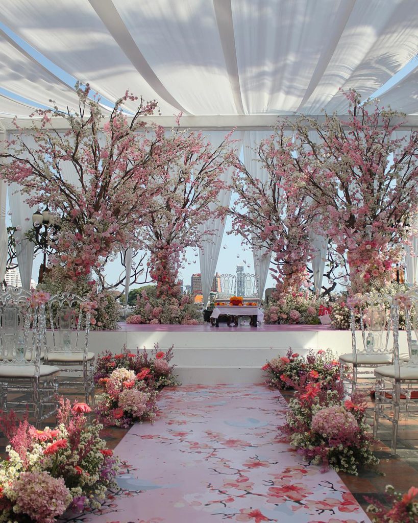 floral mandap