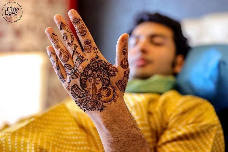 ganesh ji mehendi design