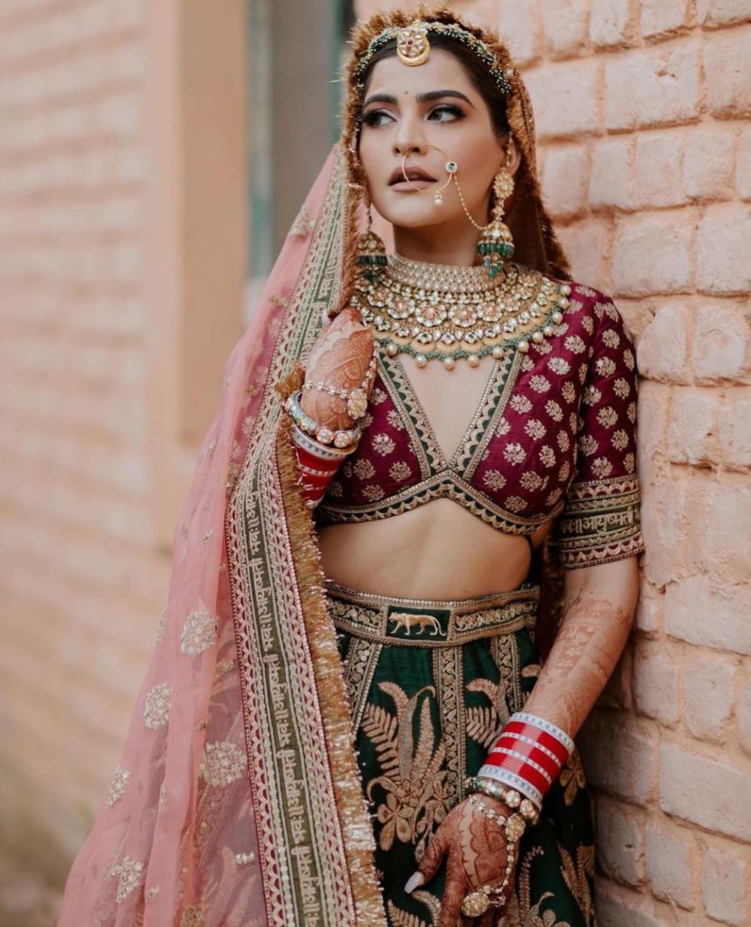 Kritika Khurana in Sabyasachi