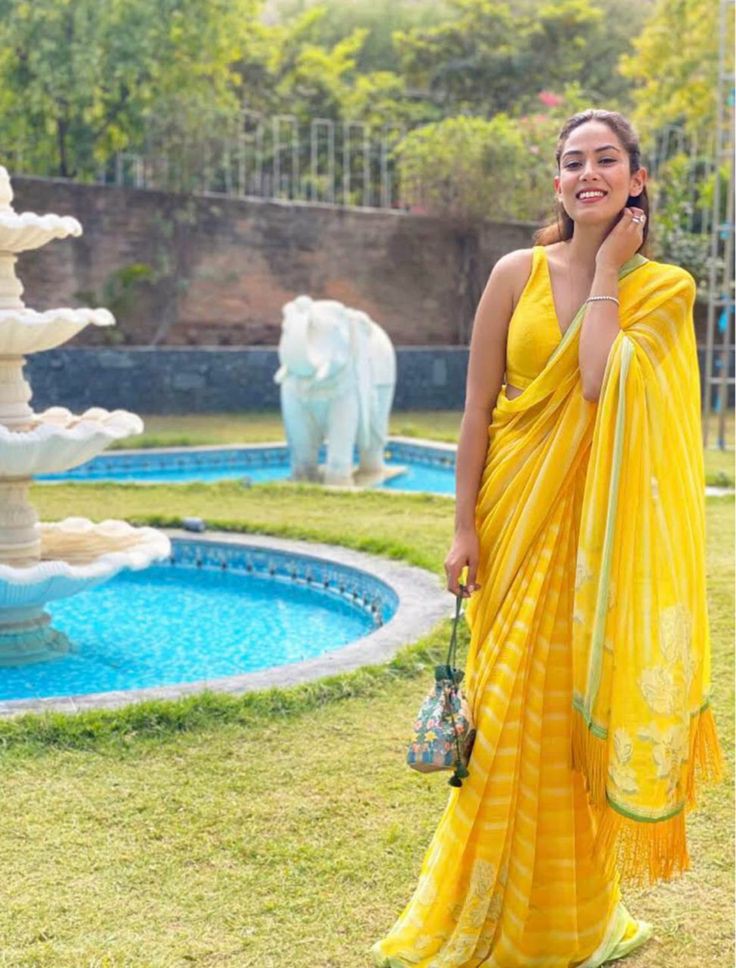 mira rajput at a summer wedding