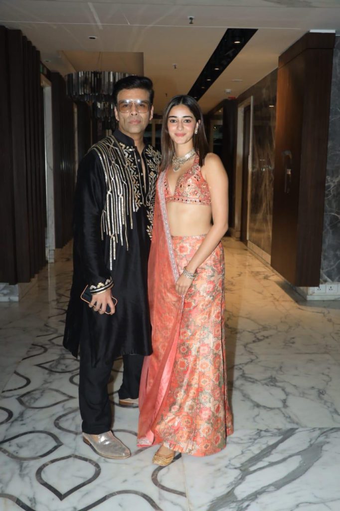 ananya pandey and karan johar