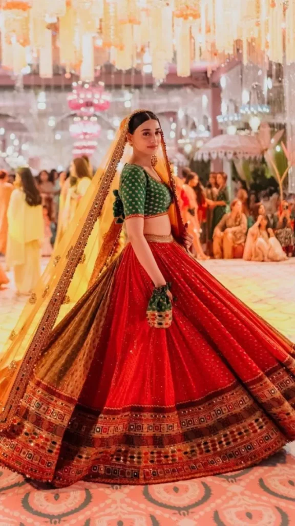 pakistani bride in Sabyasachi lehenga