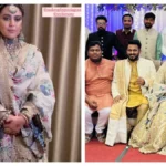 Swara Bhasker Looks Gorgeous In A Beige Lehenga By Ali Xeeshan For Her Reception