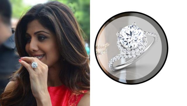 Shilpa shetty's engagement ring