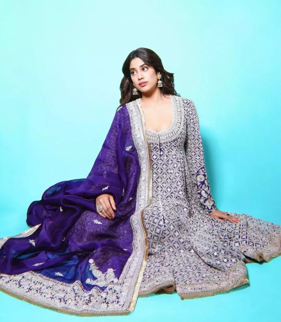 Jhanvi Kapoor in anarkali