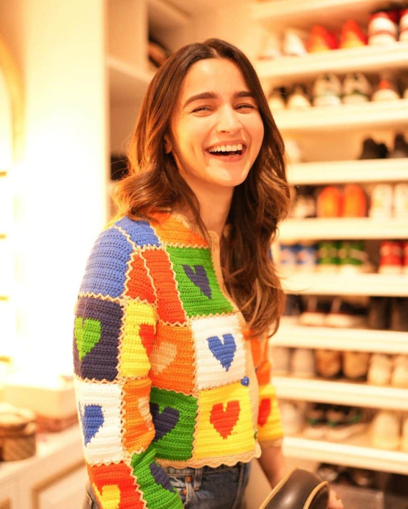 Alia Bhatt in crochet top